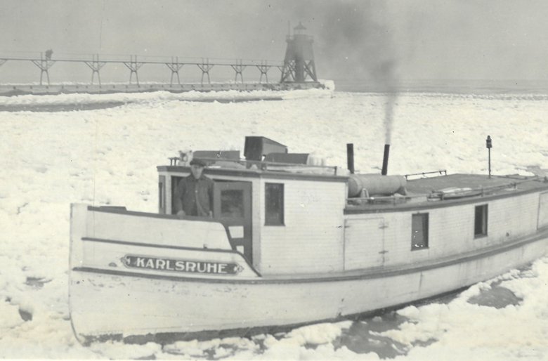 View of KARLSRUHE in river