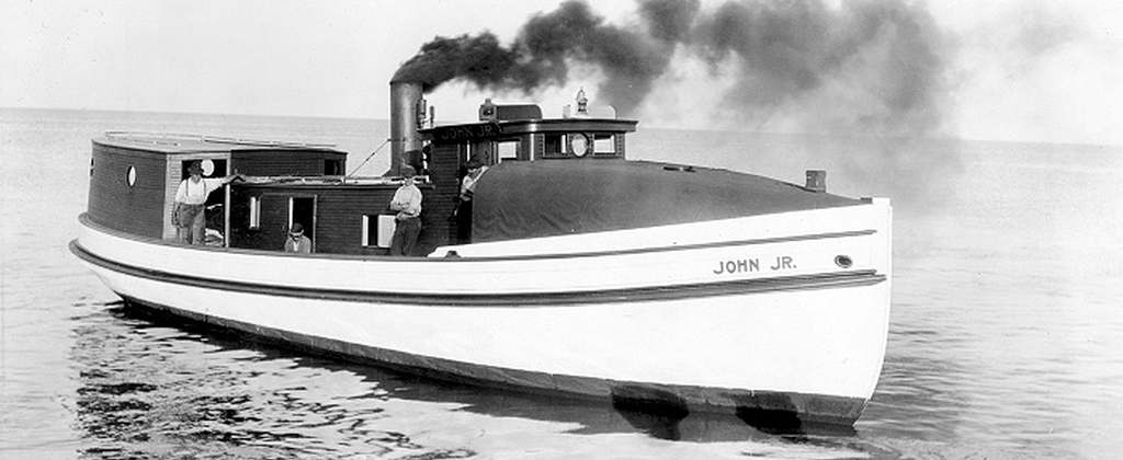 Image of JOHN JR. in lake