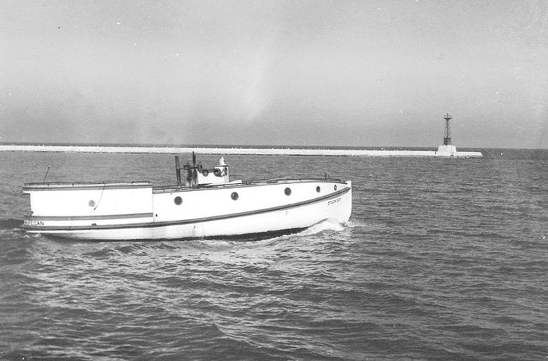 View of DOUGHBOY in river