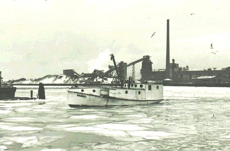 View of DOUGHBOY in river