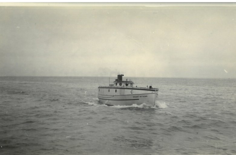 View of MARGARET MATHEWS in river
