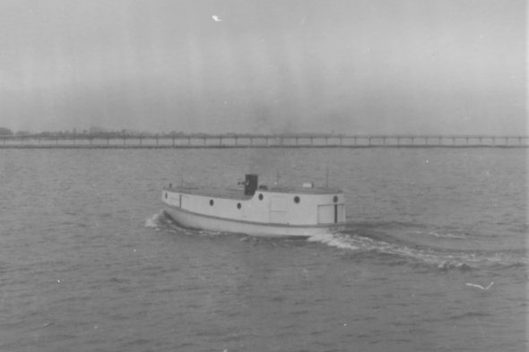 Image of ELSIE J in river