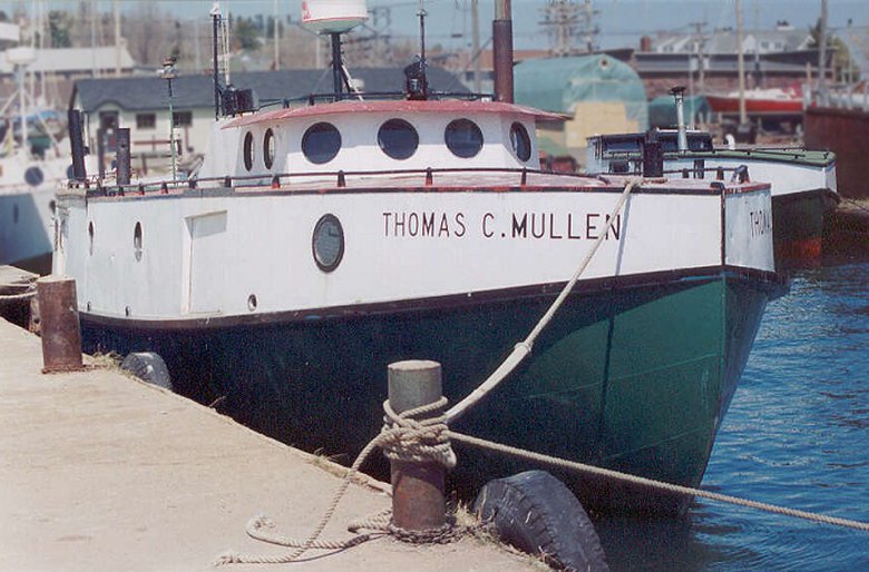 View of THOMAS C. MULLEN in river