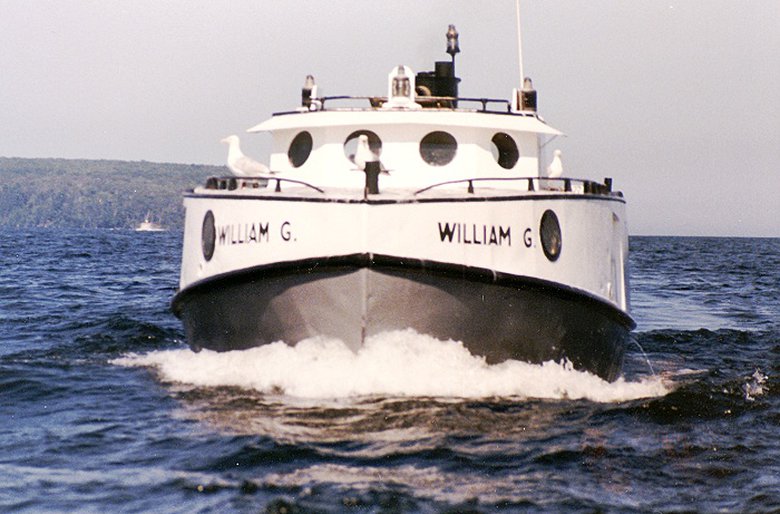 View of WILLIAM G. in water