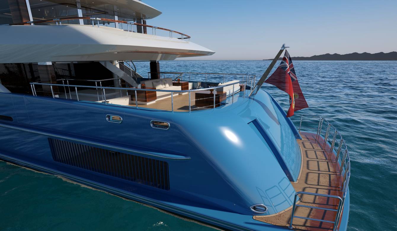 Rear view of Hull 514