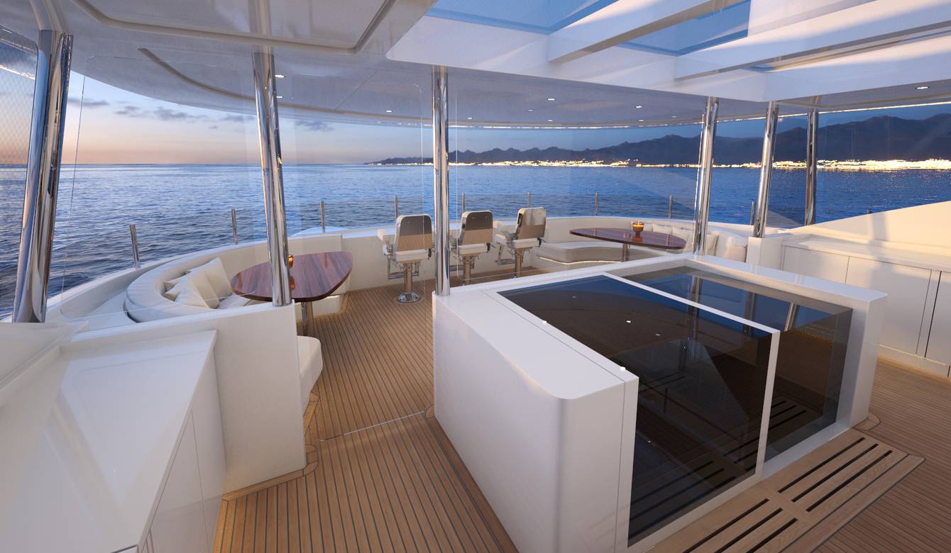 View of outside deck