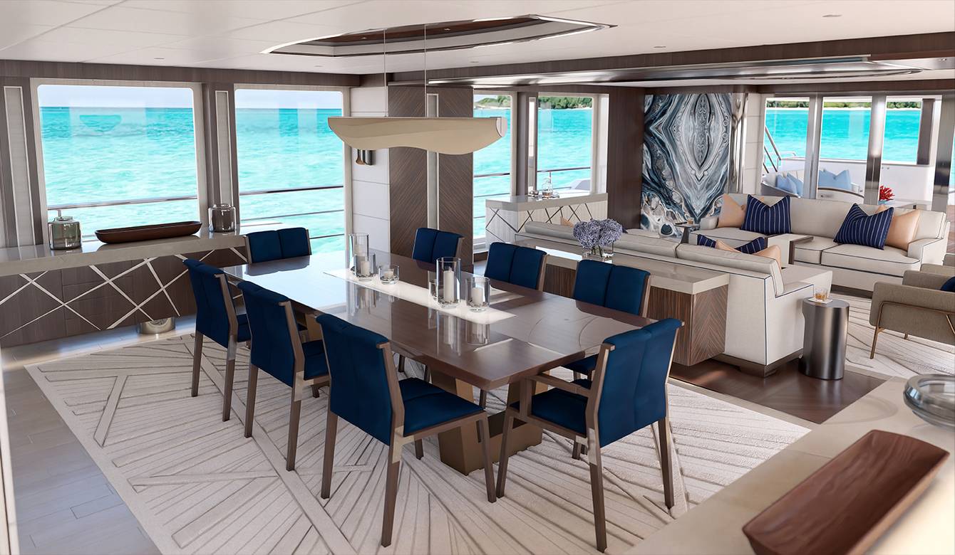 View of interior dinning area