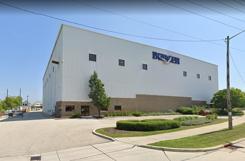 Front View of Burger Boat Company Shipyard