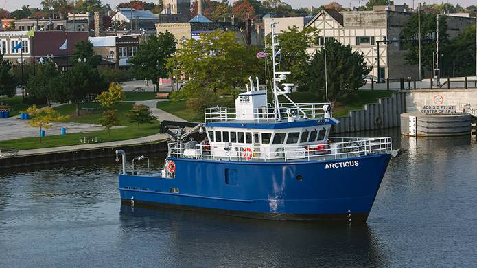 Articus Commercial Vessel on the water